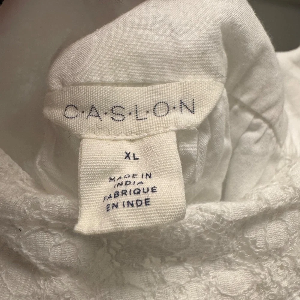 Caslon 100% Cotton Blouse (new) - Picture 4 of 5